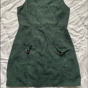 Dark Green Blush Boutique Mid-Thigh Length Dress